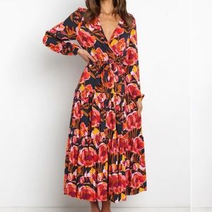 Balsa floral long sleeve maxi dress